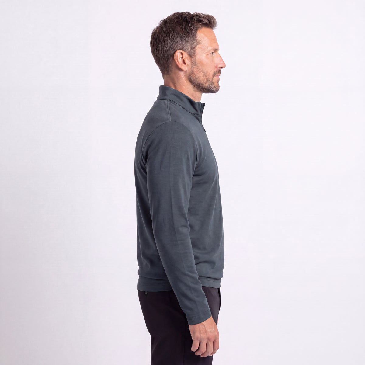Liam Half zip i Mørkegrøn fra Align Golf