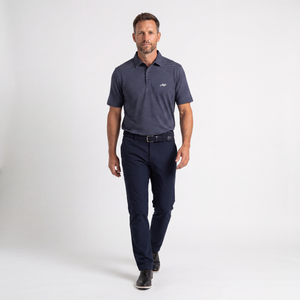Sort golfpolo til herre fra Align Golf 6