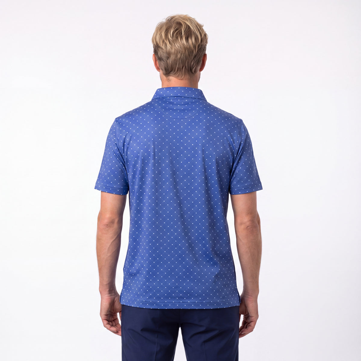 blå golf polo til herre fra Align Golf