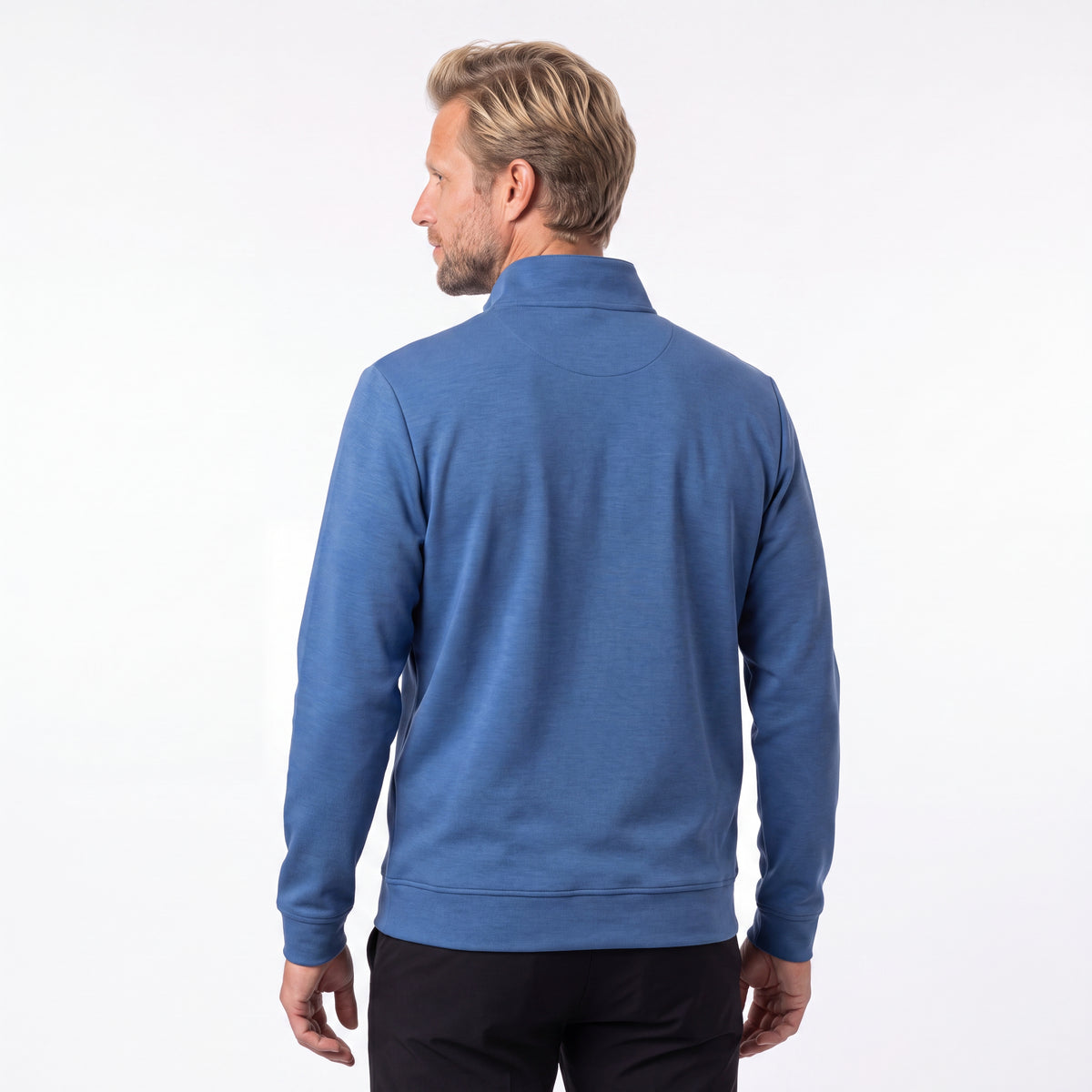 Blå golf half zip til herre fra Align Golf