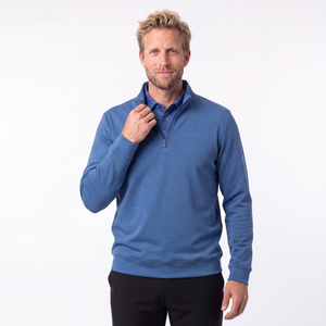Blå golf half zip til herre fra Align Golf