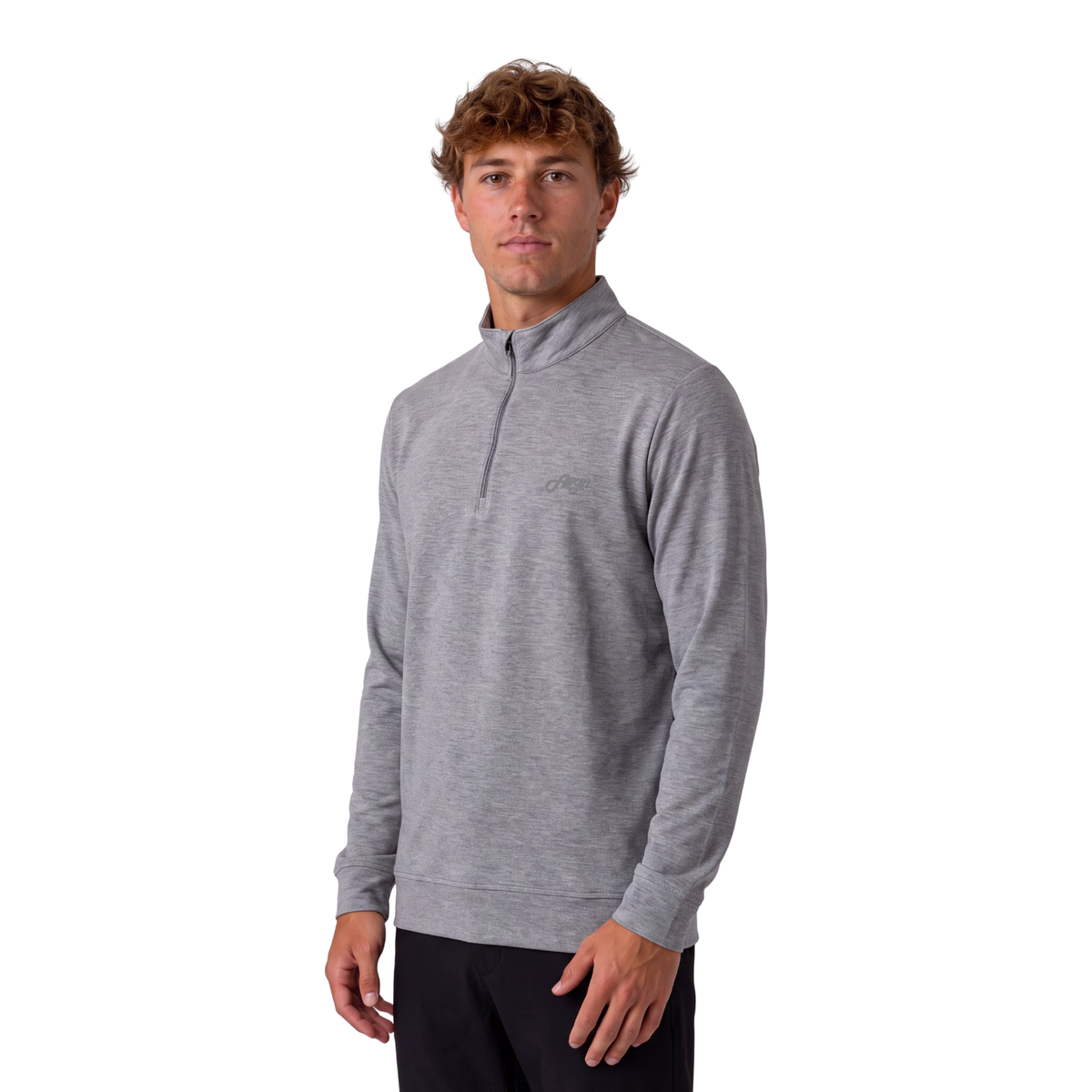 Grå golf half zip til herre fra Align Golf