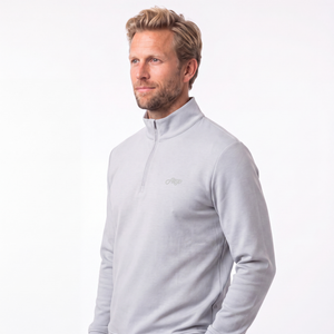 Lysegrå golf half zip til herre fra Align Golf