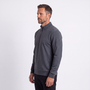 Sort / Mørkegrå golf half zip til herre fra Align Golf