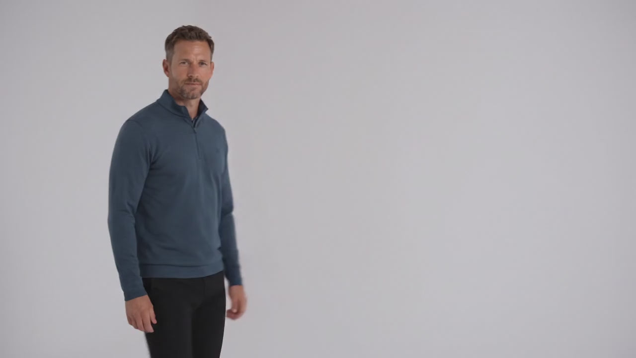 Liam Half zip i Mørkegrøn fra Align Golf